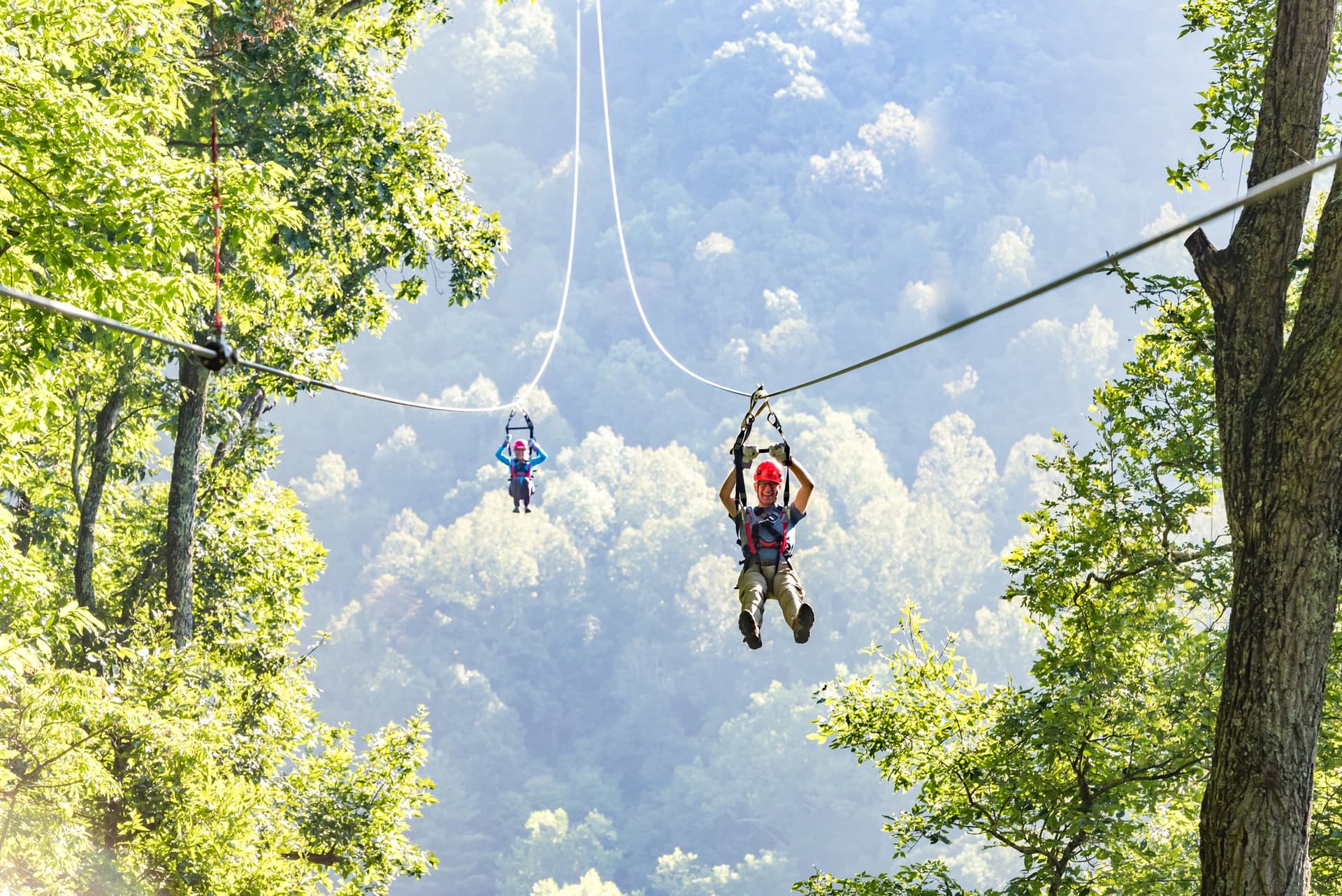 Ziplining at Navitat / Photo: Emily Chaplin