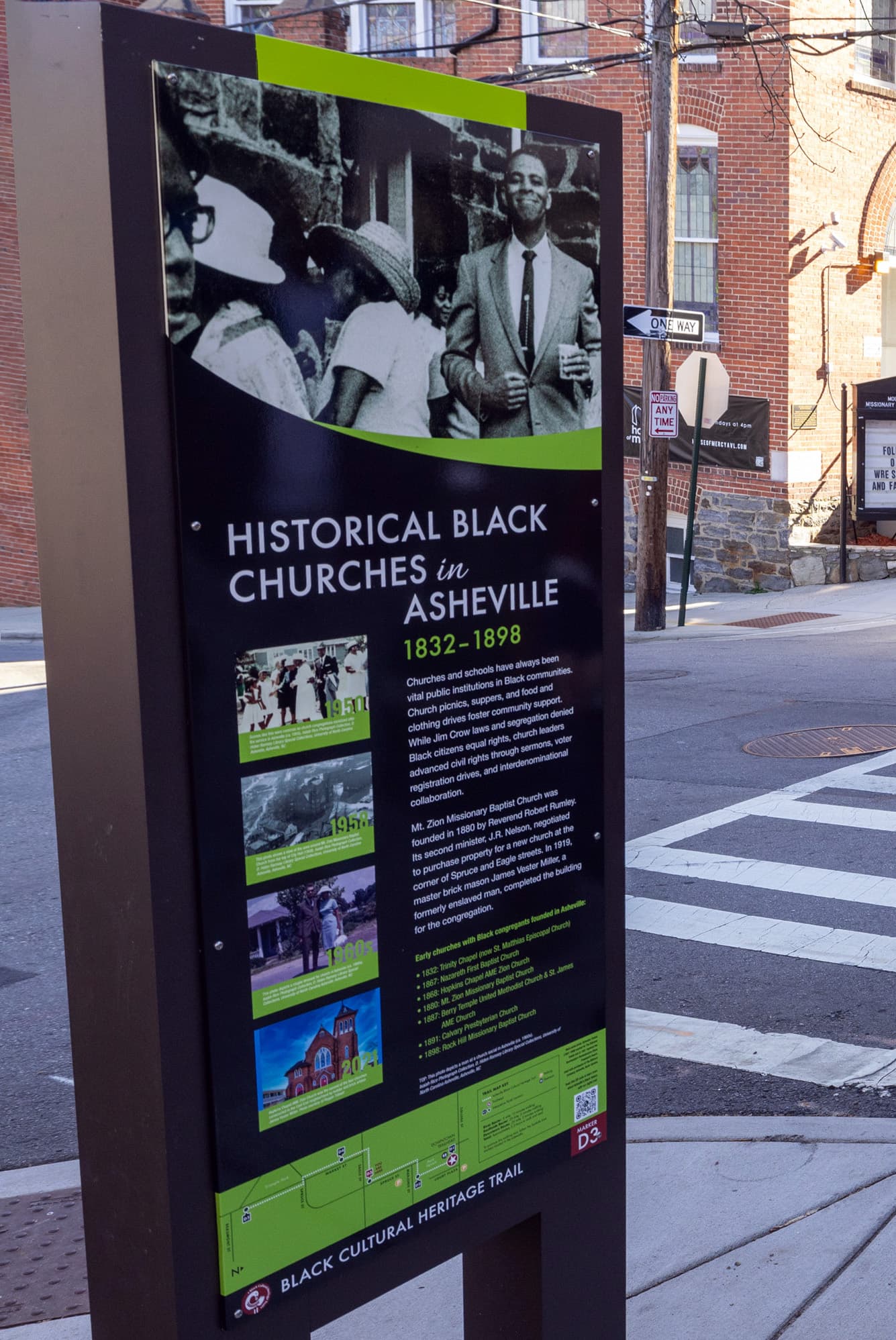 Black Cultural Heritage Trail Signage