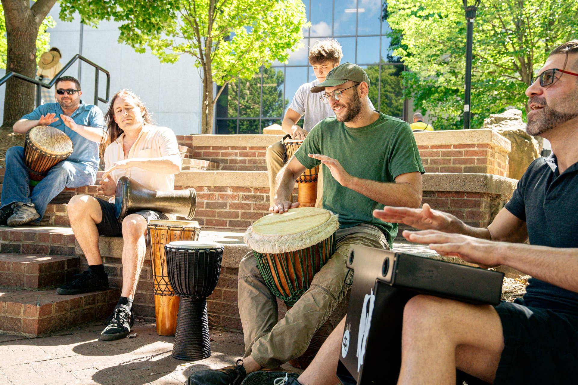 Asheville Drum Circle at Pritchard Park