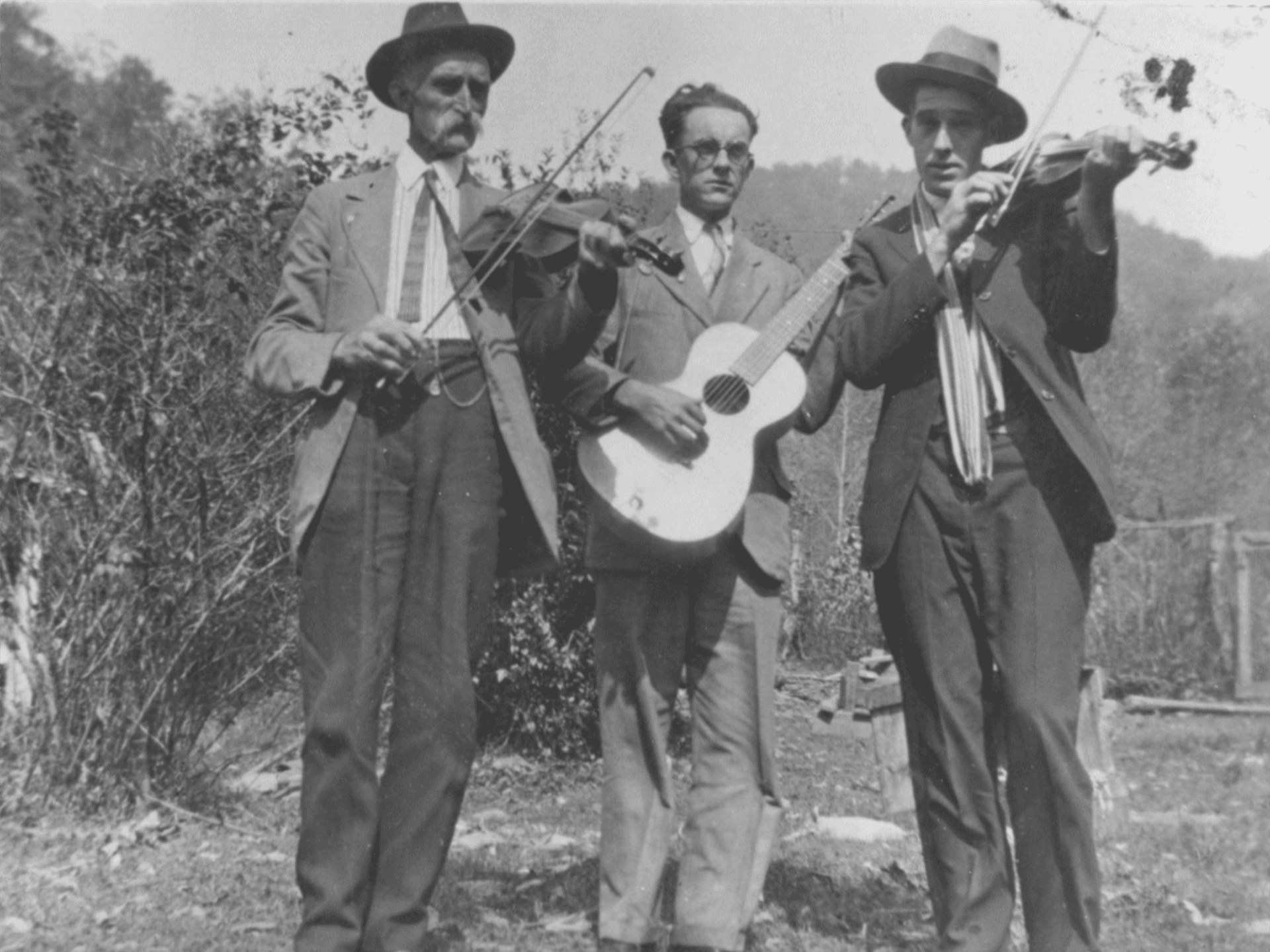 Fiddler J.D. Harris, who recorded his signature tune “The Cackling Hen” during the 1925 Asheville Sessions.