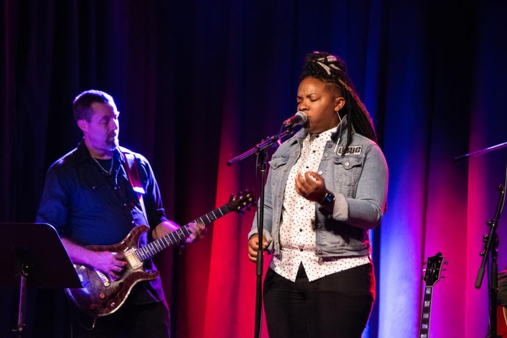 Lyric and Josh Blake perform at the Connect Beyond Festival in Asheville, NC Lyric and Josh Blake perform at the Connect Beyond Festival in Asheville, NC