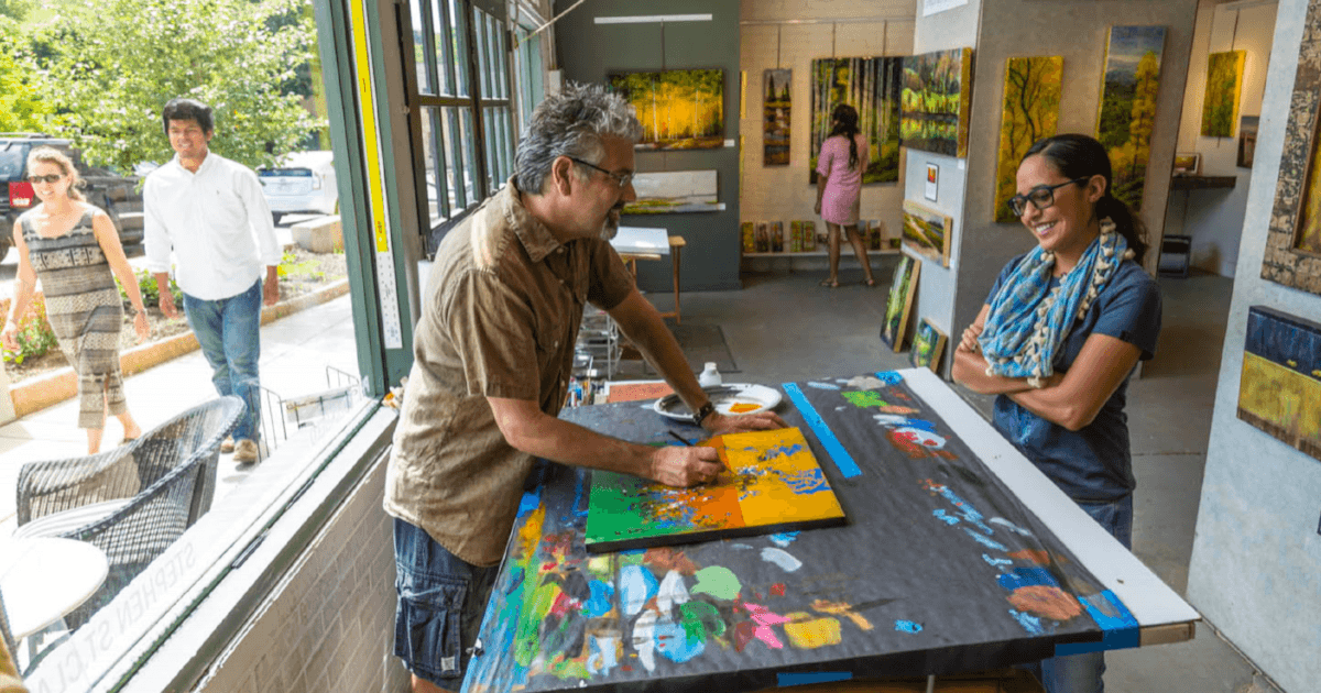 Broken Road Studio in River Arts District Broken Road Studio in River Arts District