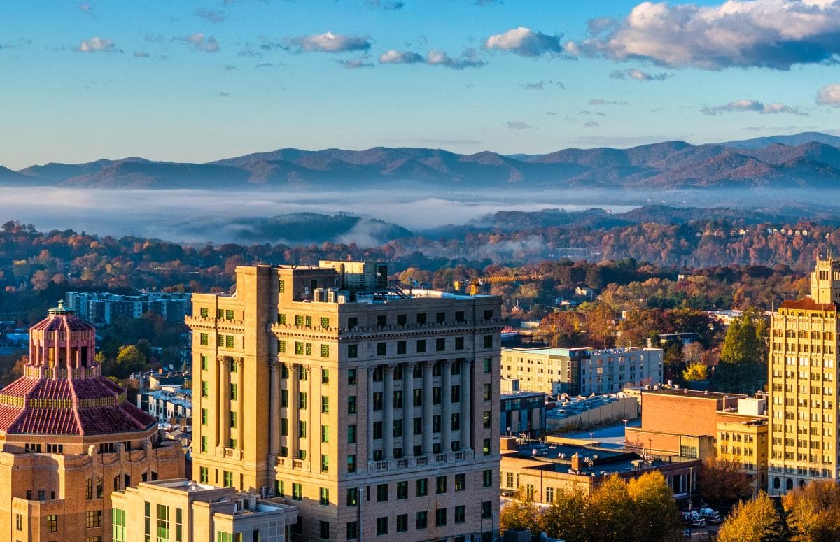 Downtown Asheville Drone Downtown Asheville Drone