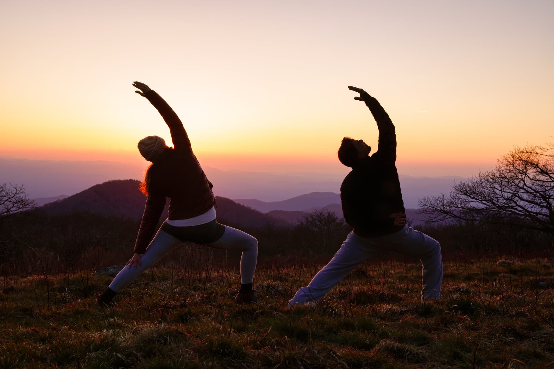 Full Moon Yoga at Craggy Gardens Full Moon Yoga at Craggy Gardens