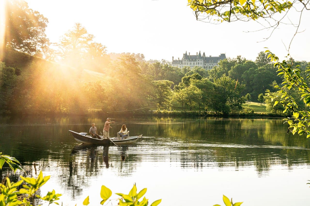 Fishing at the Biltmore Estate Fishing at the Biltmore Estate