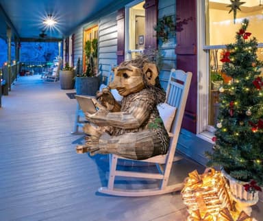 Blue Ridge Christmas: Fireside Comfort & Forest Trolling Adventure