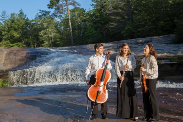 Brevard Music Center musicians in The Land of Waterfalls Brevard Music Center musicians in The Land of Waterfalls