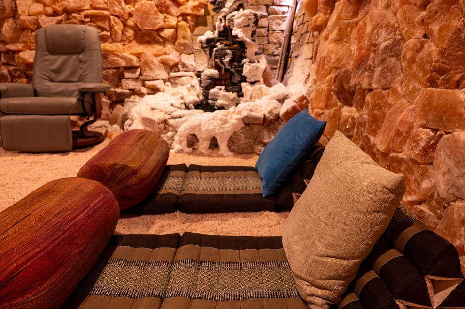 Salt Cave seating Salt Cave seating