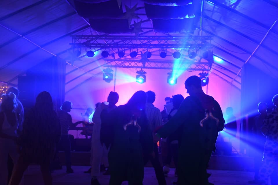 Newfound Sound and Lights wedding party in Brevard, NC Newfound Sound and Lights wedding party in Brevard, NC