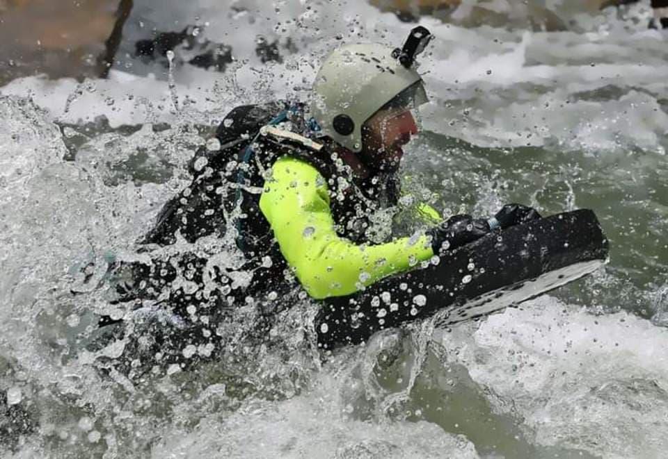 Catching air over a wave. Catching air over a wave.