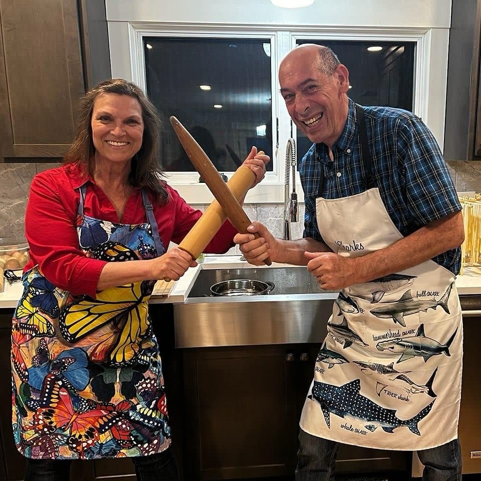 John Godts and Liisa Andreassen, co-founders of Cottage Cooking, LLC in Asheville, NC John Godts and Liisa Andreassen, co-founders of Cottage Cooking, LLC in Asheville, NC