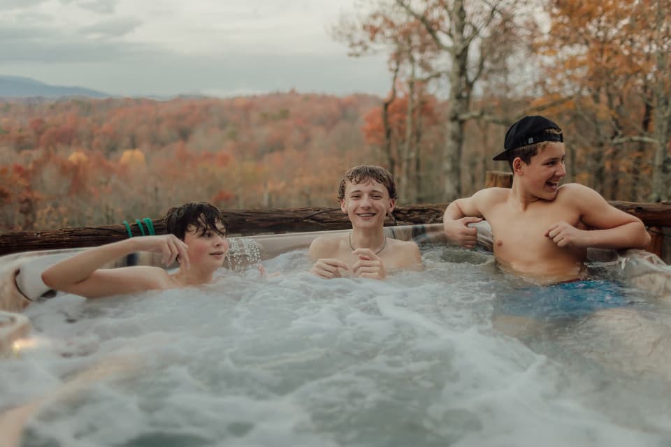 Personal hot tubs, game rooms, hiking trails, wi-fi ... everything you need and more. Personal hot tubs, game rooms, hiking trails, wi-fi ... everything you need and more.