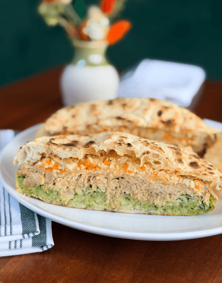 pesto, provolone, giardiniera pesto, provolone, giardiniera