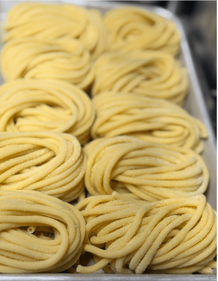 Pasta made in house for our dinner service Pasta made in house for our dinner service
