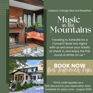 Oakland Cottage and Summer Fun! $20 Concert Credit