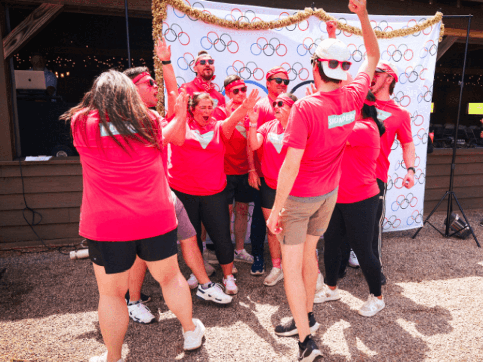Team building is fun! Team building is fun!