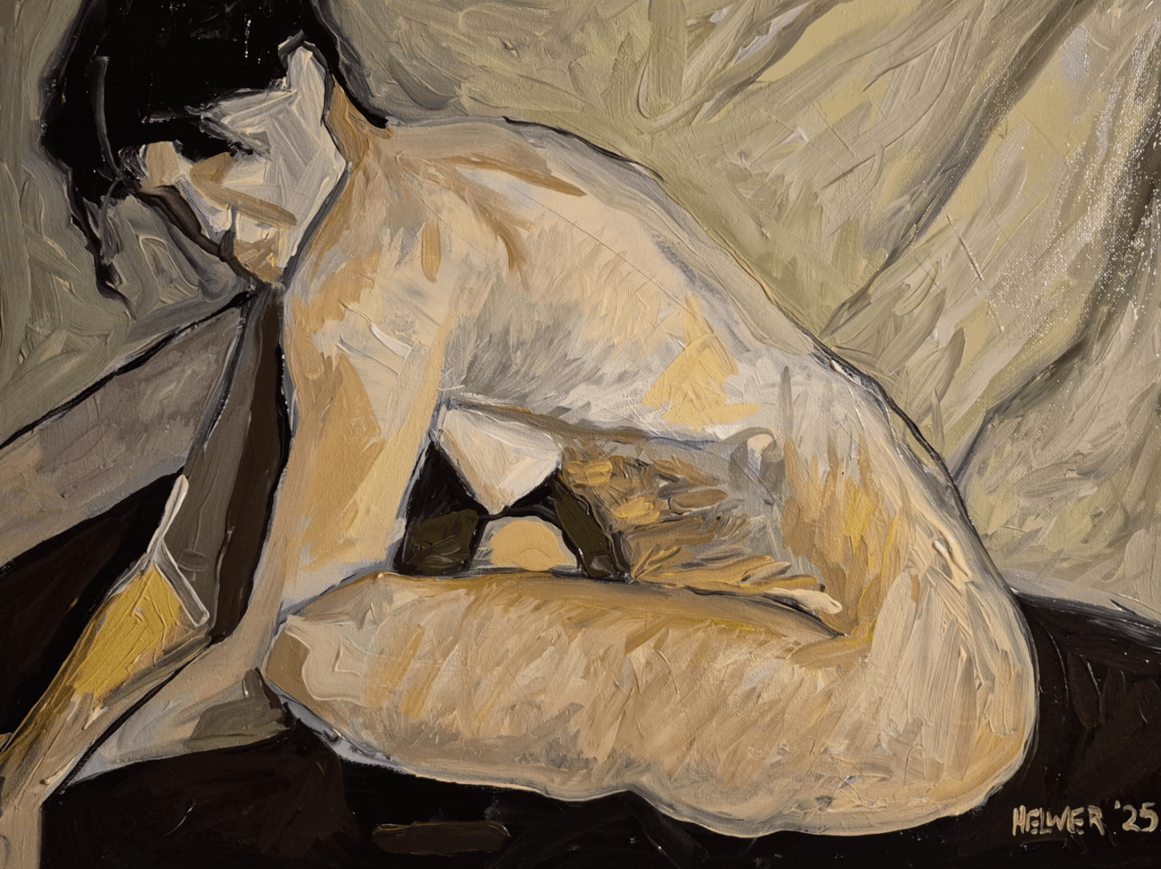 Original art by David Helwer Original art by David Helwer