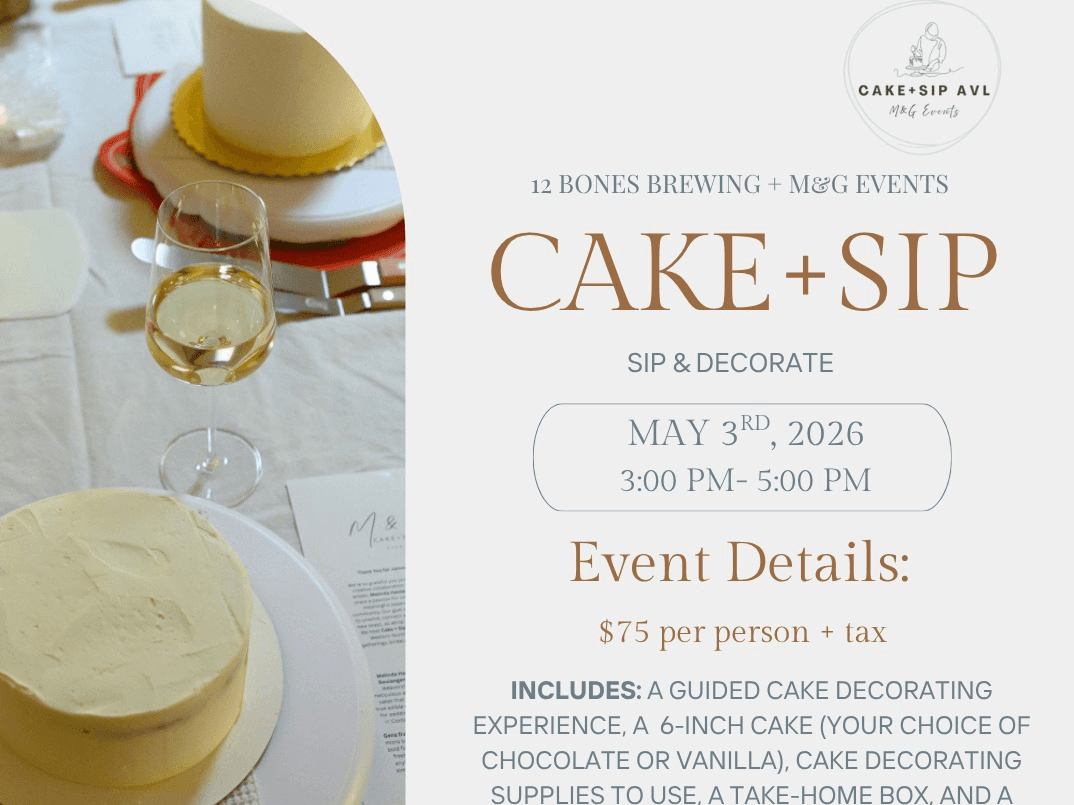 Cake + Sip AVL Cake + Sip AVL