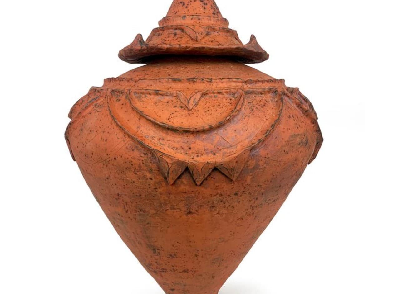 Orange Urn by Candice Methe Orange Urn by Candice Methe