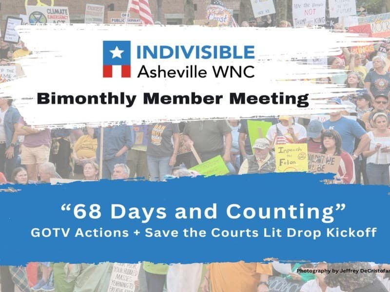 68 Days and Counting: Bimonthly Member Meeting 68 Days and Counting: Bimonthly Member Meeting