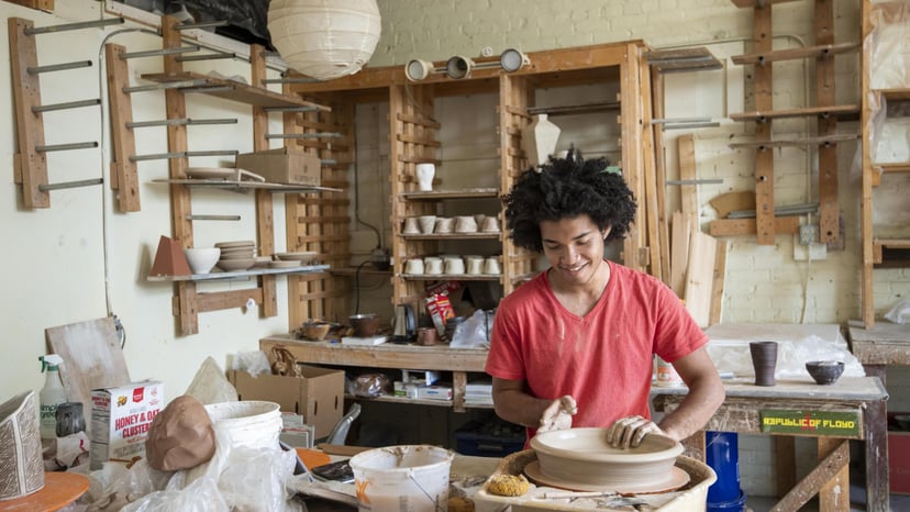 Clayspace Co-Op in the River Arts District / Photo: Krista Rossow