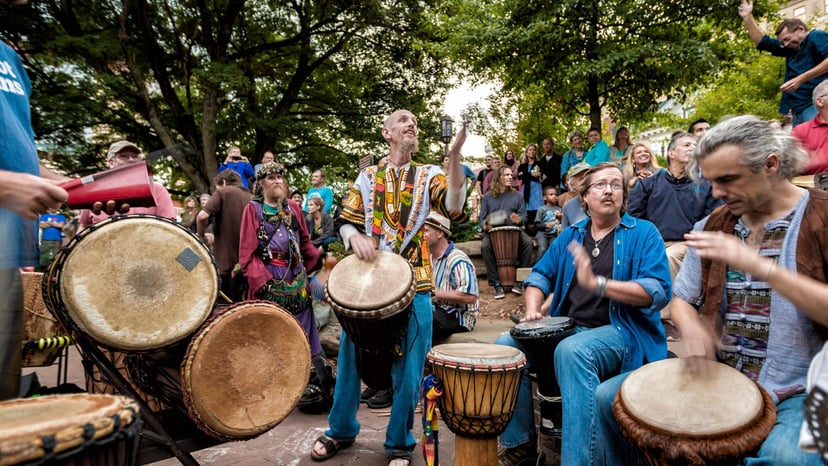 Asheville's Drum Circle