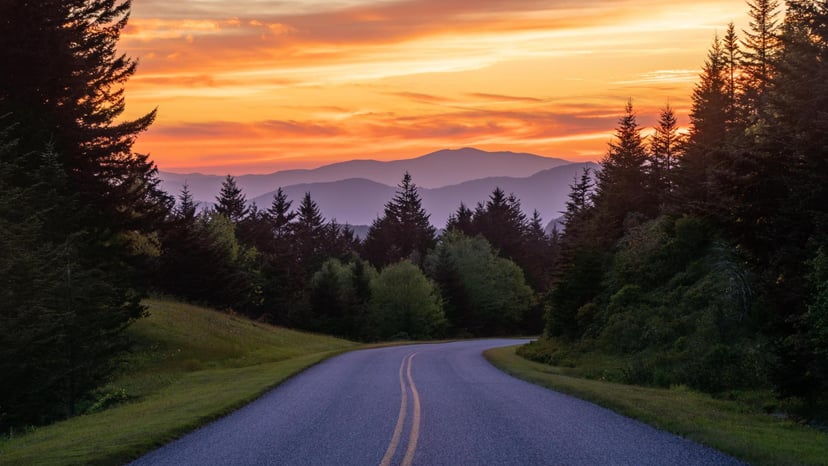 Blue Ridge Parkway Sunset