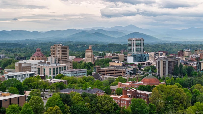 Downtown Asheville by Reggie Tidwell