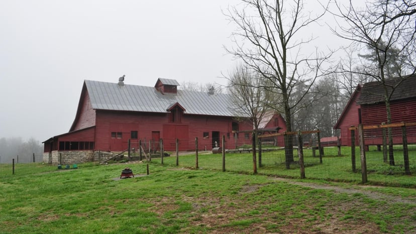 Barn on Glassy Mountain Trail Asheville