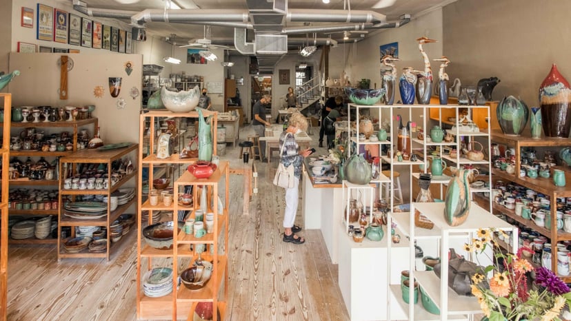 Pottery Shopping in Weaverville