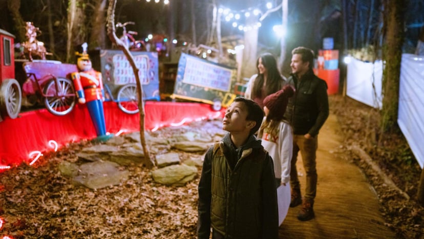 Adventure Center of Asheville Winter Wonder Walk by Stephan Pruitt