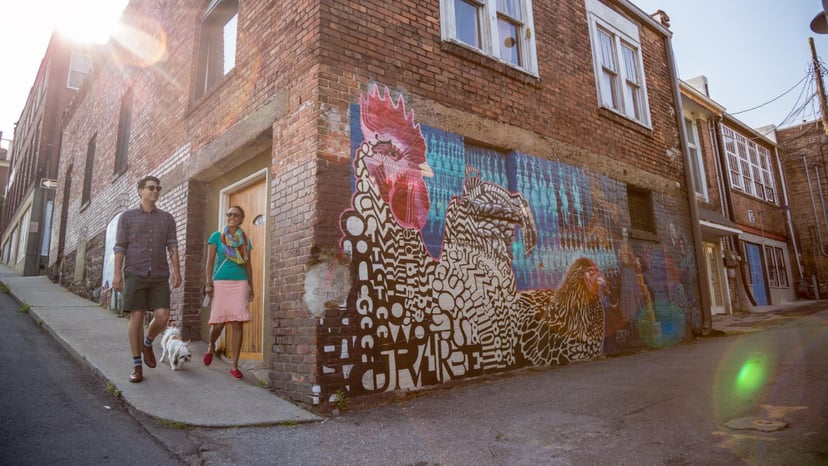 Chicken Alley, Downtown Asheville