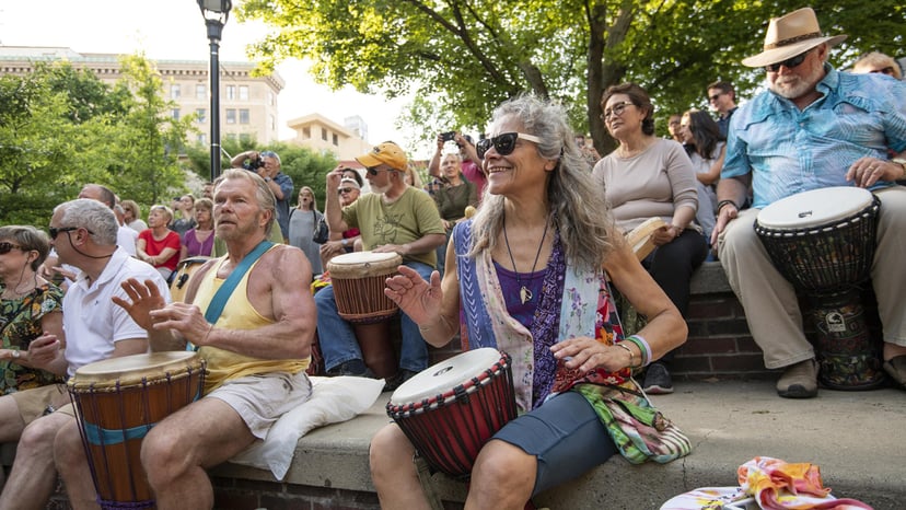 Downtown Drum Circle