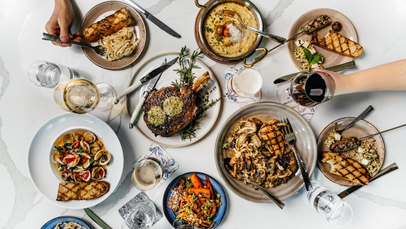 Meal at Bargello in Hotel Arras