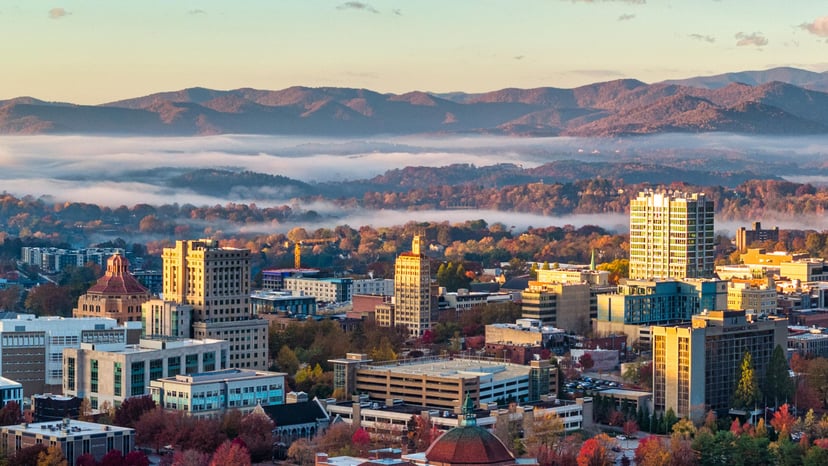 Downtown Asheville by Reggie Tidwell