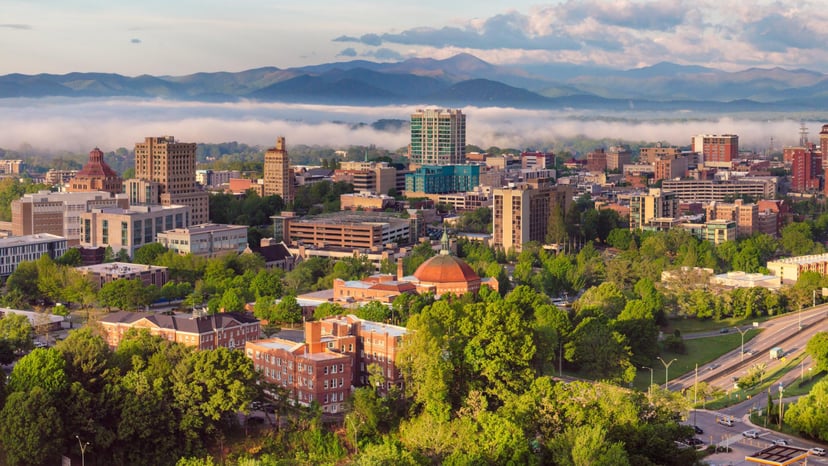Downtown Asheville Skyline | Photo: Andre Daugherty