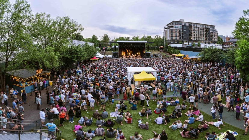 Concert at Asheville Yards / Photo: Fiasco Media