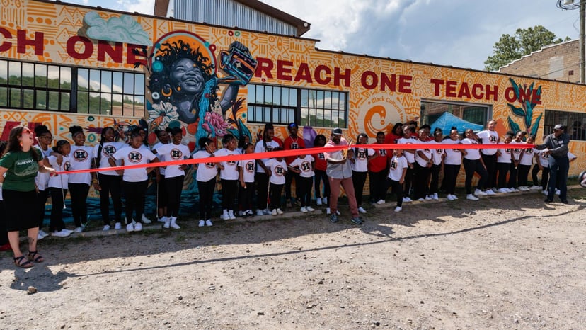 Black Cultural Heritage Trail Mural by Tommy Lee McGee